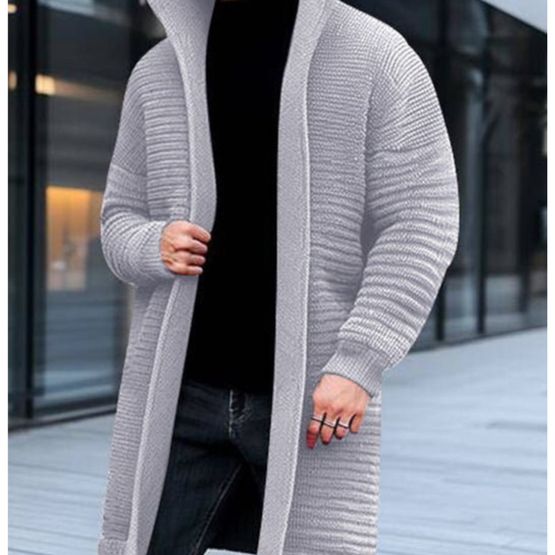 Elegante Strickjacke mit Stehkragen für Winter 3
