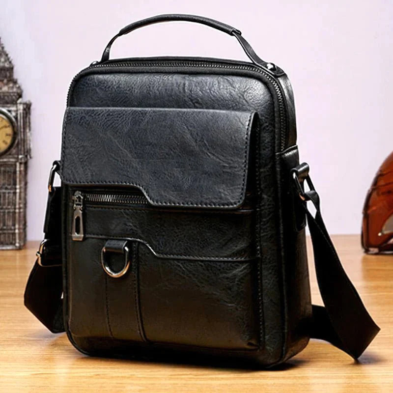 Elegante Umhängetasche aus hochwertigem Leder 10