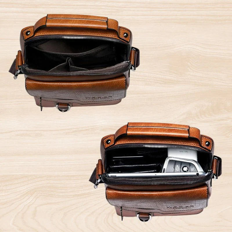 Elegante Umhängetasche aus hochwertigem Leder 5