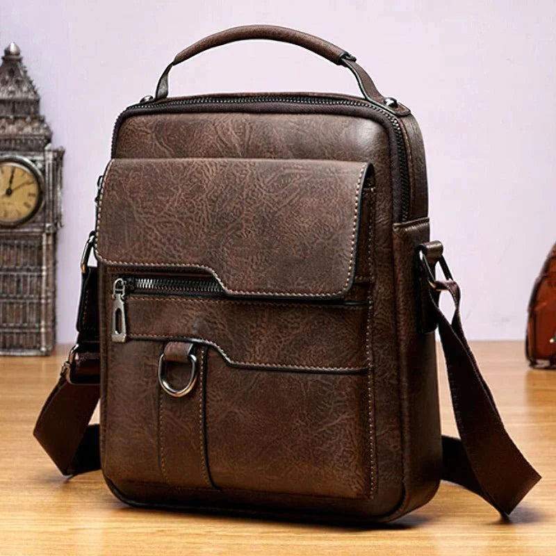Elegante Umhängetasche aus hochwertigem Leder 9