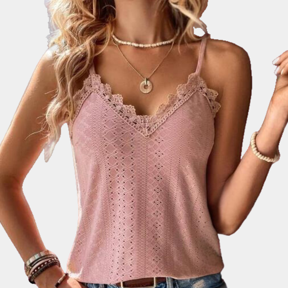 Elegante V-Ausschnitt Damenbluse für Sommermomente 3