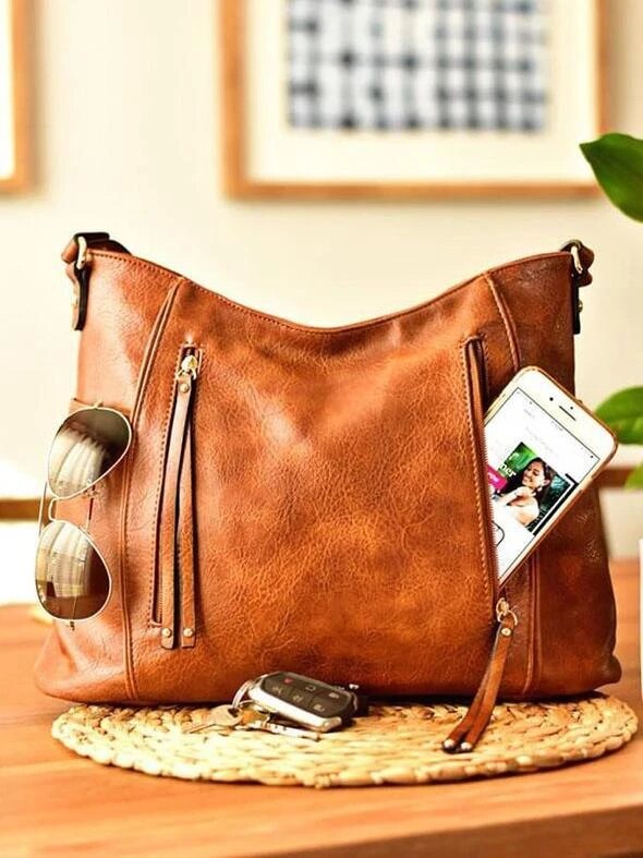 Elegante Vintage-Ledertasche für jeden Anlass 0