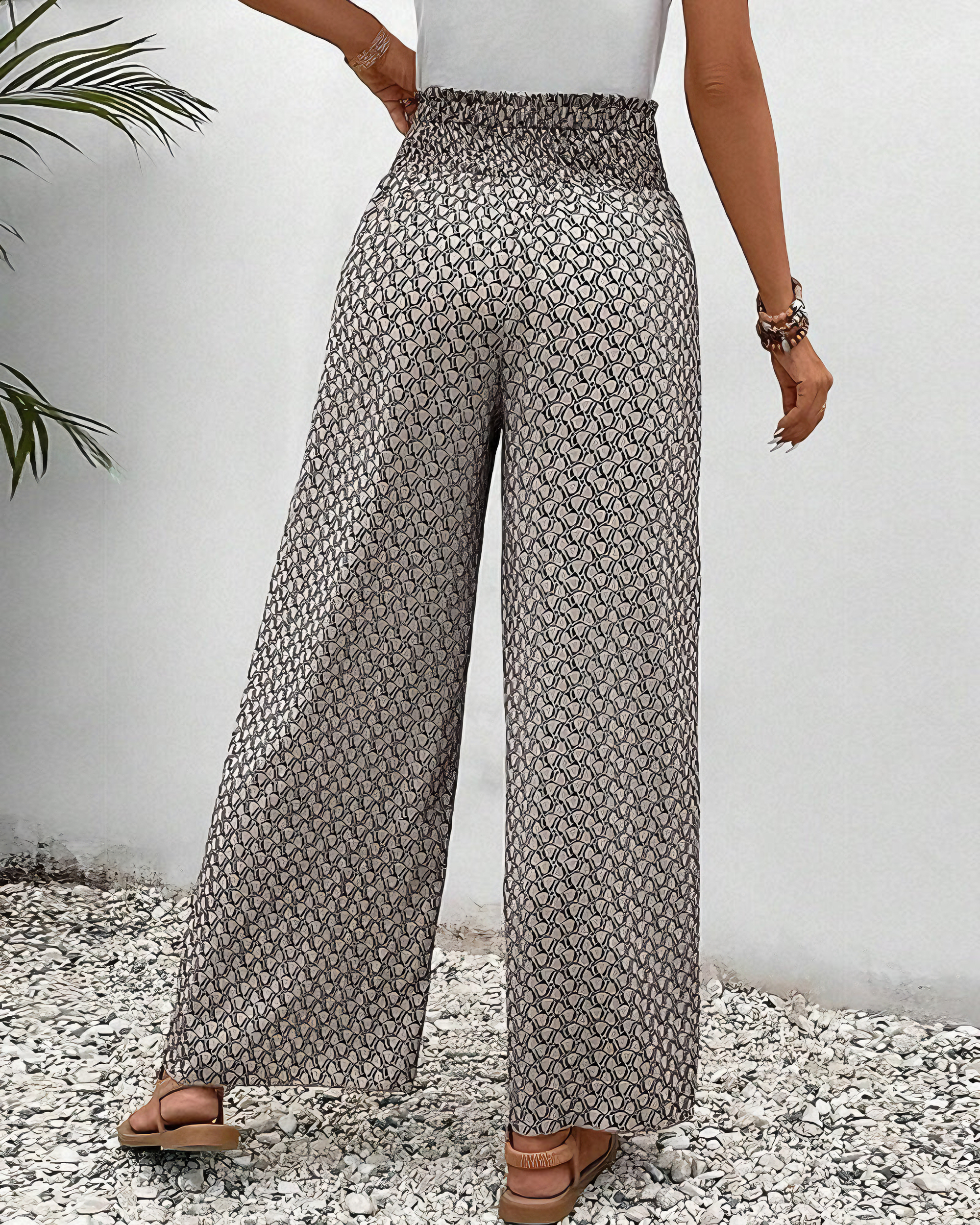 Elegante Weite Hose mit Fließendem Schnitt 1