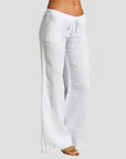 Elegante Damenhose aus Atmungsaktivem Stoff – Schmeichelhafte Passform für Jeden Anlass, Weit und Bequem 1
