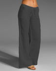 Elegante Damenhose aus Atmungsaktivem Stoff – Schmeichelhafte Passform für Jeden Anlass, Weit und Bequem 4