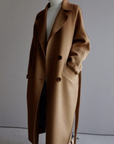 Eleganter Beige Trenchcoat mit Taillengürtel 1