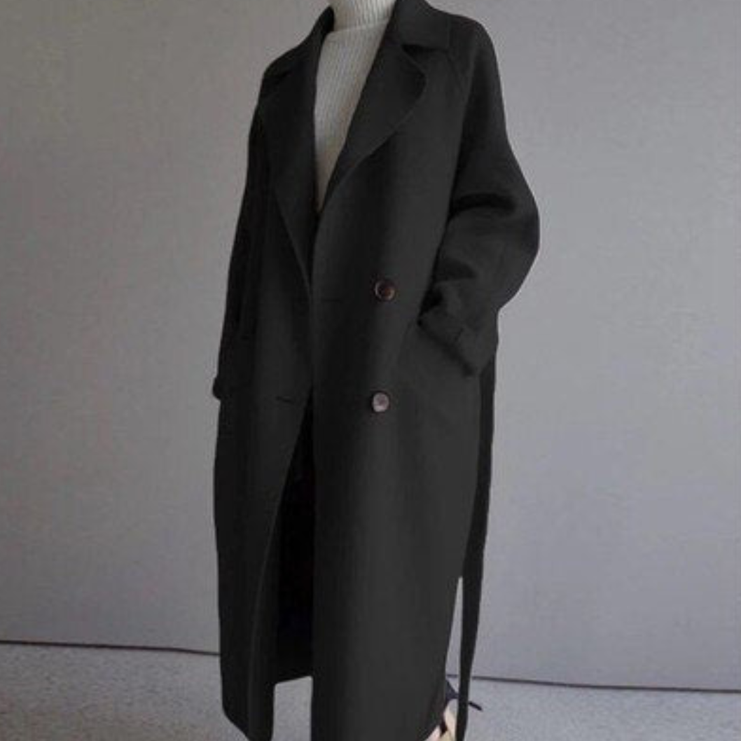 Eleganter Beige Trenchcoat mit Taillengürtel 2