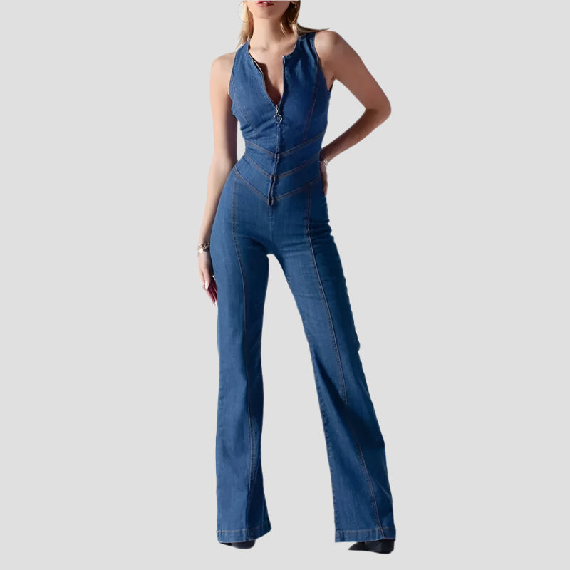 Eleganter Damen Jumpsuit im Vintage-Stil 0