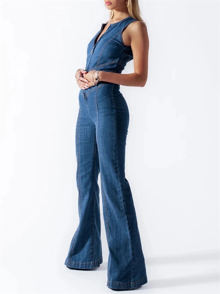 Eleganter Damen Jumpsuit im Vintage-Stil 2
