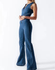 Eleganter Damen Jumpsuit im Vintage-Stil 2