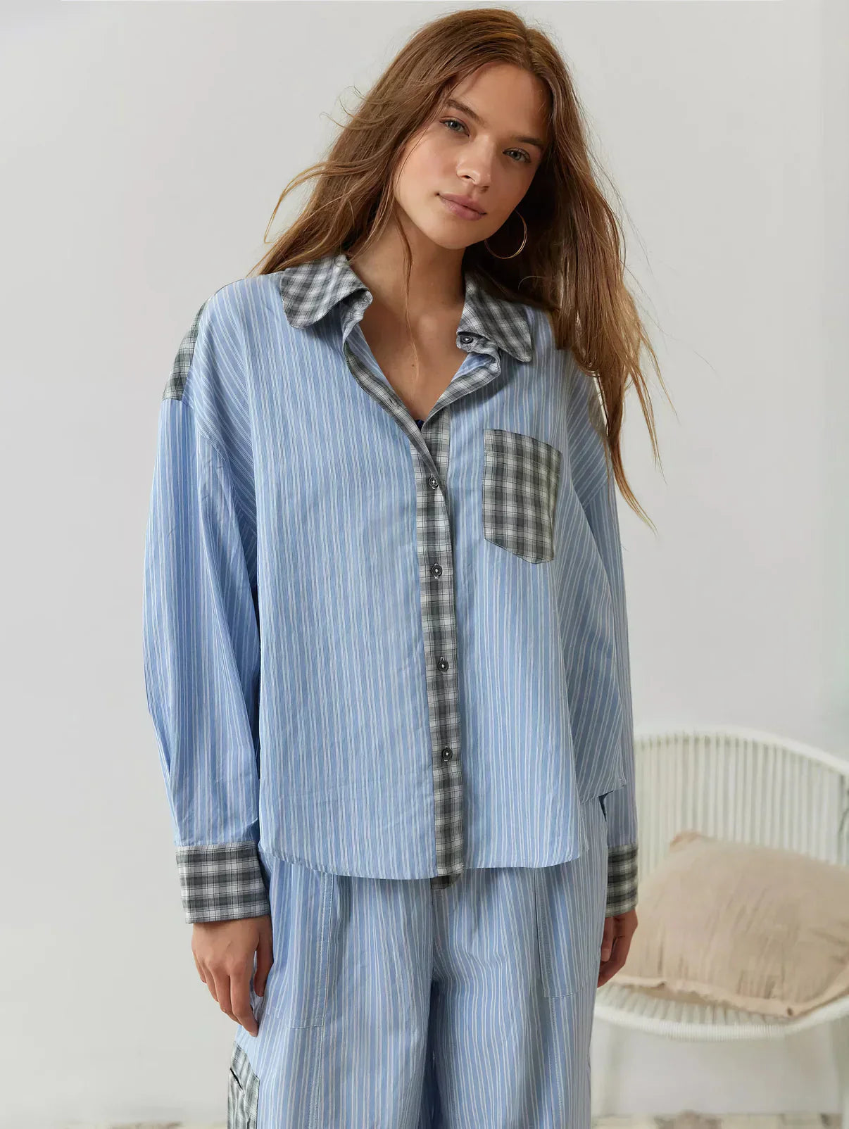 Eleganter Damen Pyjama Lang für Entspannte Nächte 4