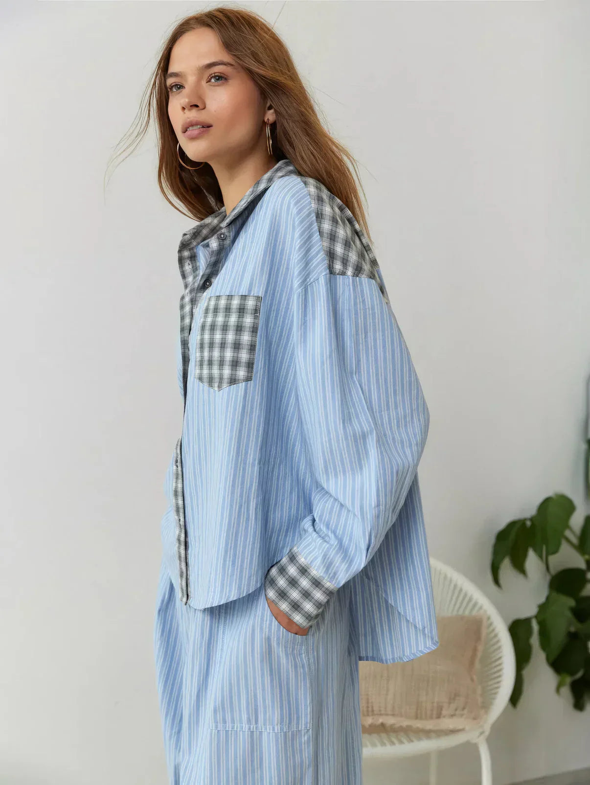 Eleganter Damen Pyjama Lang für Entspannte Nächte 6