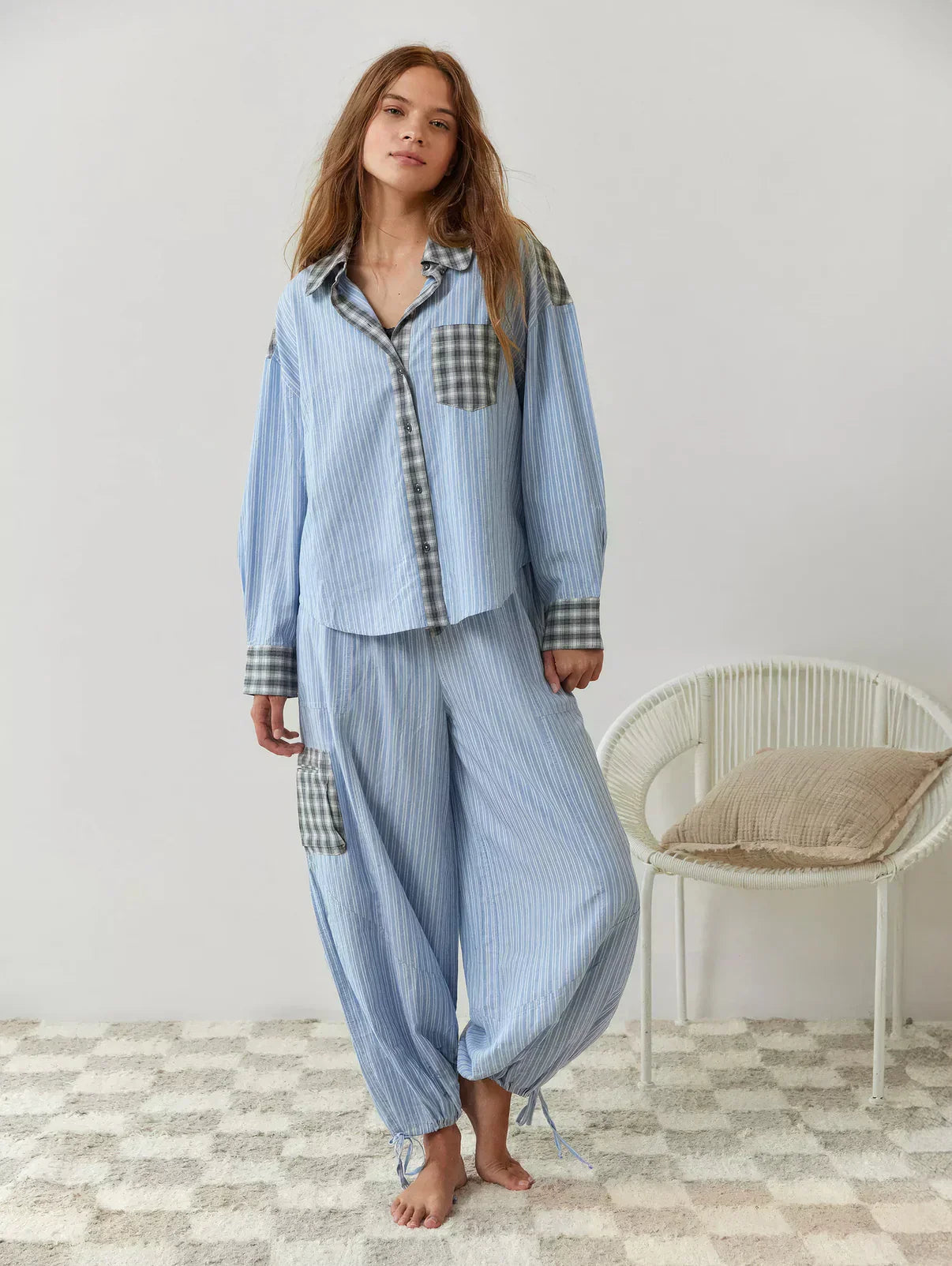 Eleganter Damen Pyjama Lang für Entspannte Nächte 7