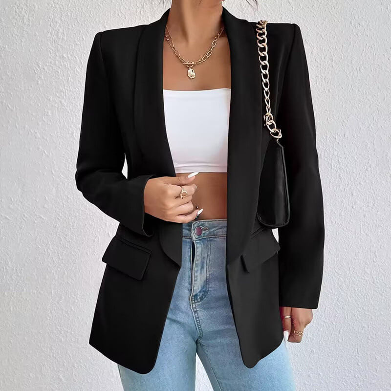 Eleganter Damenblazer mit taillierter Silhouette 0