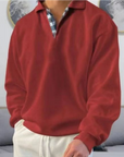 Eleganter Freizeitpullover mit stilvollem Kragen 1