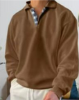 Eleganter Freizeitpullover mit stilvollem Kragen 2