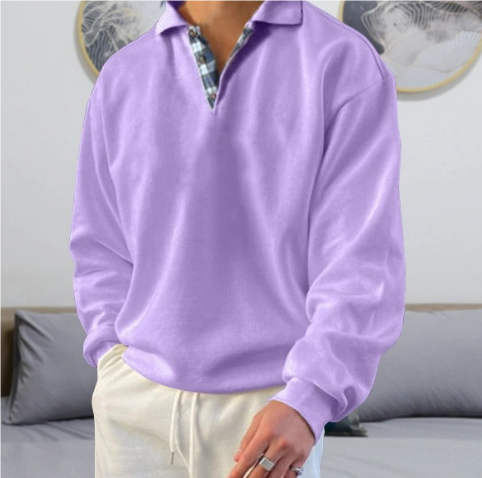 Eleganter Freizeitpullover mit stilvollem Kragen 4
