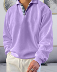 Eleganter Freizeitpullover mit stilvollem Kragen 4