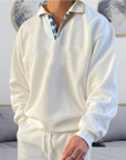Eleganter Freizeitpullover mit stilvollem Kragen 5