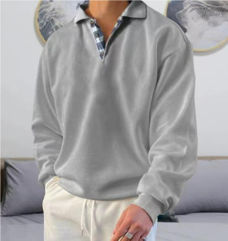 Eleganter Freizeitpullover mit stilvollem Kragen 6