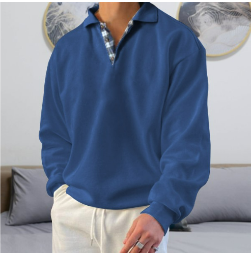 Eleganter Freizeitpullover mit stilvollem Kragen 7