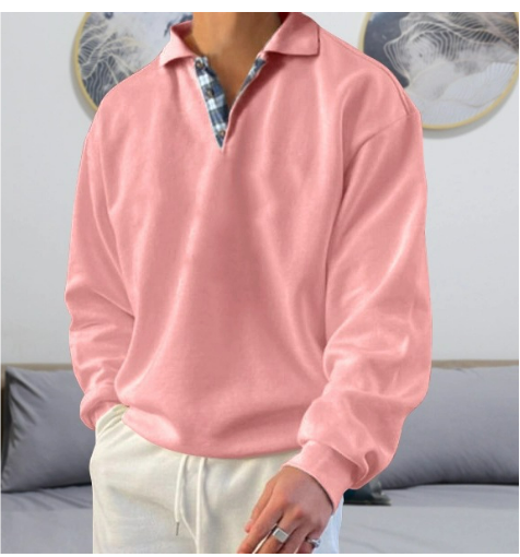 Eleganter Freizeitpullover mit stilvollem Kragen 8