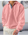 Eleganter Freizeitpullover mit stilvollem Kragen 8