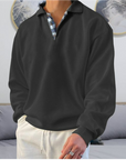 Eleganter Freizeitpullover mit stilvollem Kragen 9