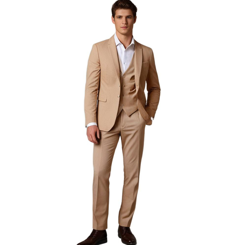 Eleganter Slim Fit Anzug Herren mit Blazer und Hose – Ideal für Hochzeiten und formelle Anlässe 4