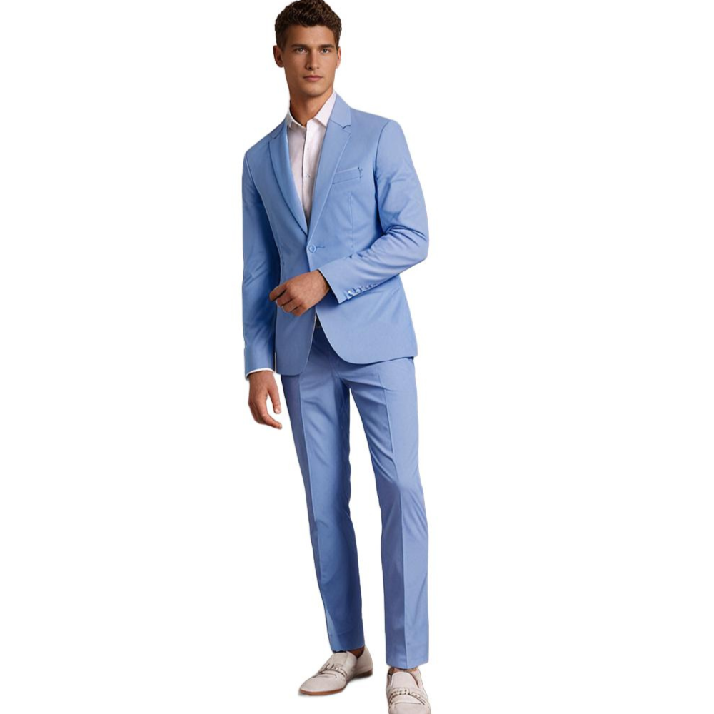 Eleganter Slim Fit Anzug Herren mit Blazer und Hose – Ideal für Hochzeiten und formelle Anlässe 5