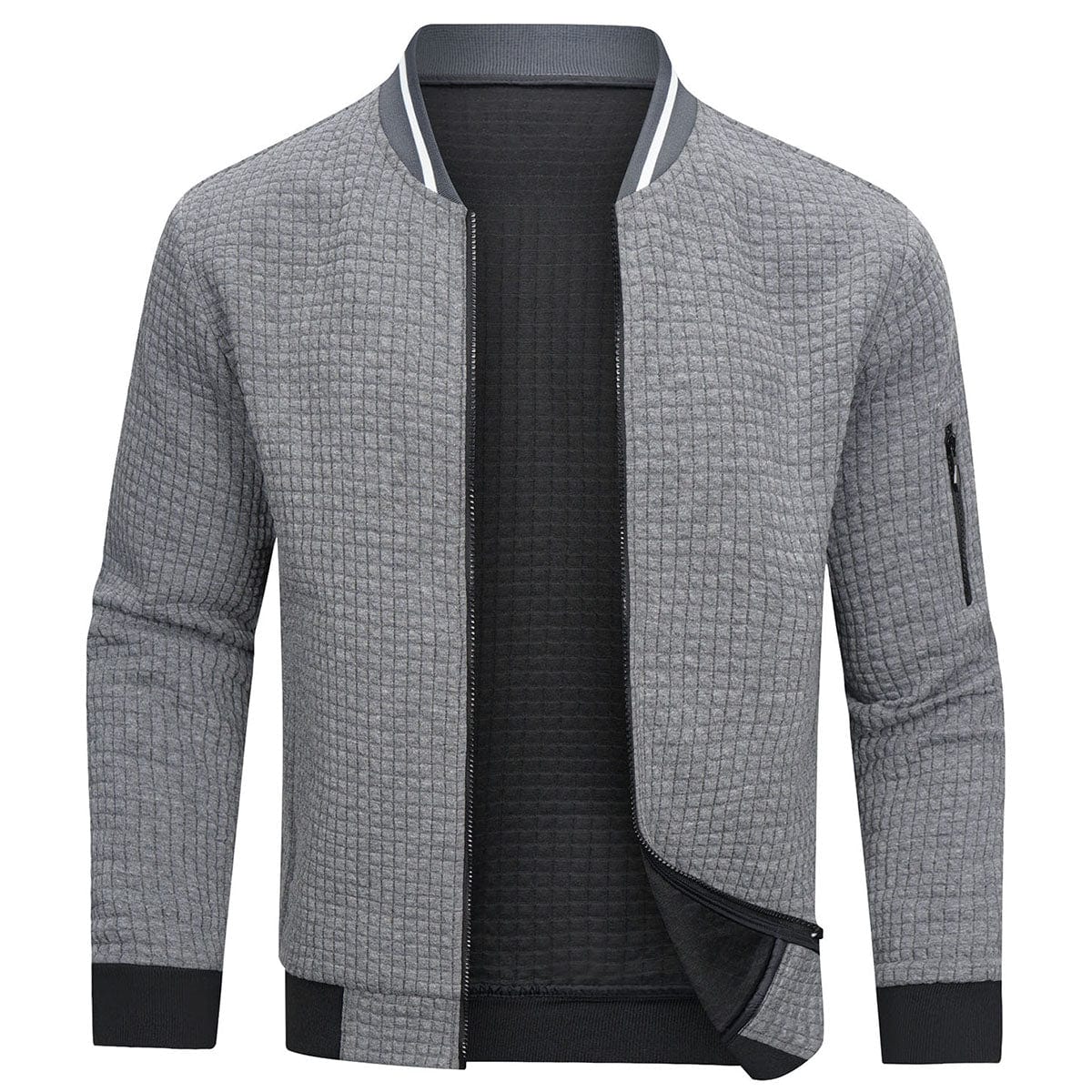 Eleganter Herrenpullover mit modernem Reißverschluss 3