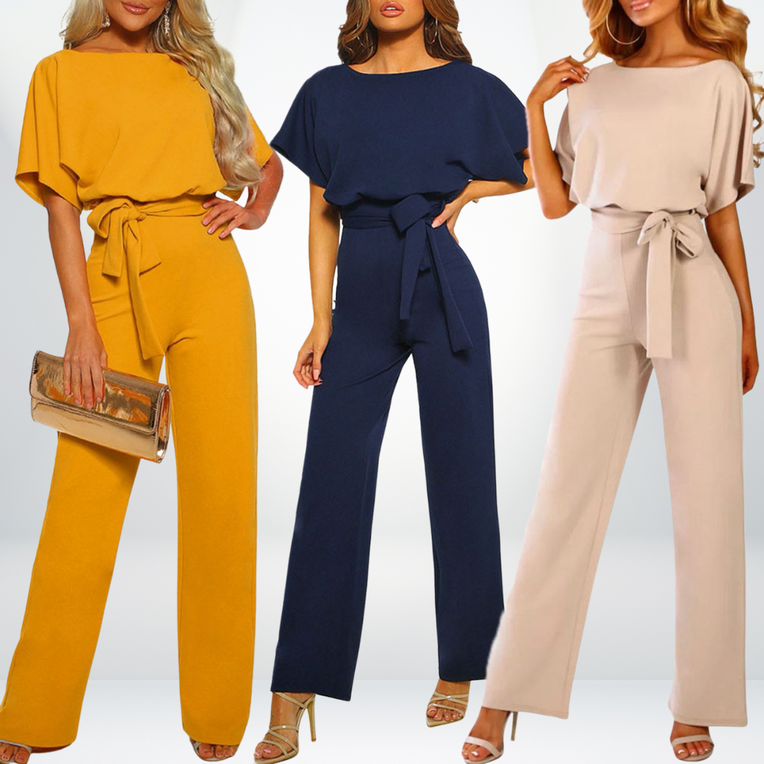 Eleganter Jumpsuit aus leichtem Material für festliche Anlässe – Fließende Passform und vielseitig einsetzbar 2