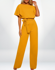 Eleganter Jumpsuit aus leichtem Material für festliche Anlässe – Fließende Passform und vielseitig einsetzbar 9