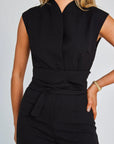 Eleganter Jumpsuit mit Drapiertem Ausschnitt 2