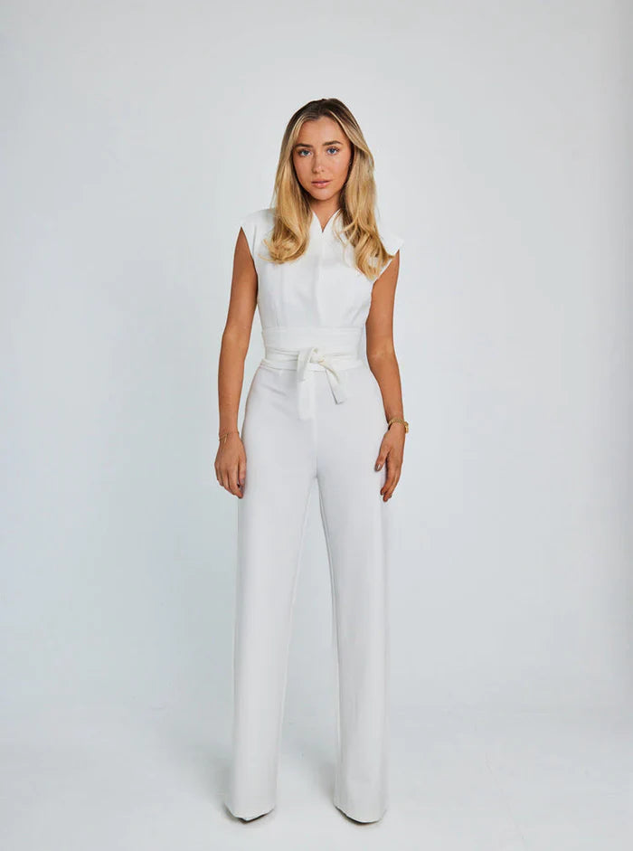 Eleganter Jumpsuit mit Drapiertem Ausschnitt 4