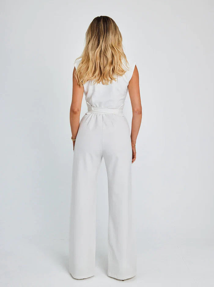 Eleganter Jumpsuit mit Drapiertem Ausschnitt 5
