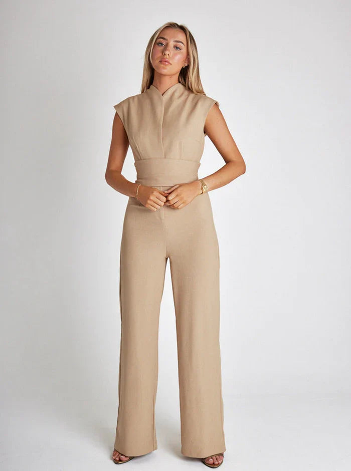 Eleganter Jumpsuit mit Drapiertem Ausschnitt 7