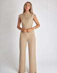 Eleganter Jumpsuit mit Drapiertem Ausschnitt 7