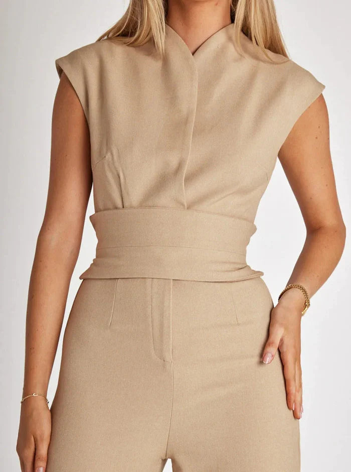 Eleganter Jumpsuit mit Drapiertem Ausschnitt 8
