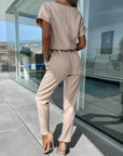 Eleganter Jumpsuit mit Taillengürtel für Anlässe 3