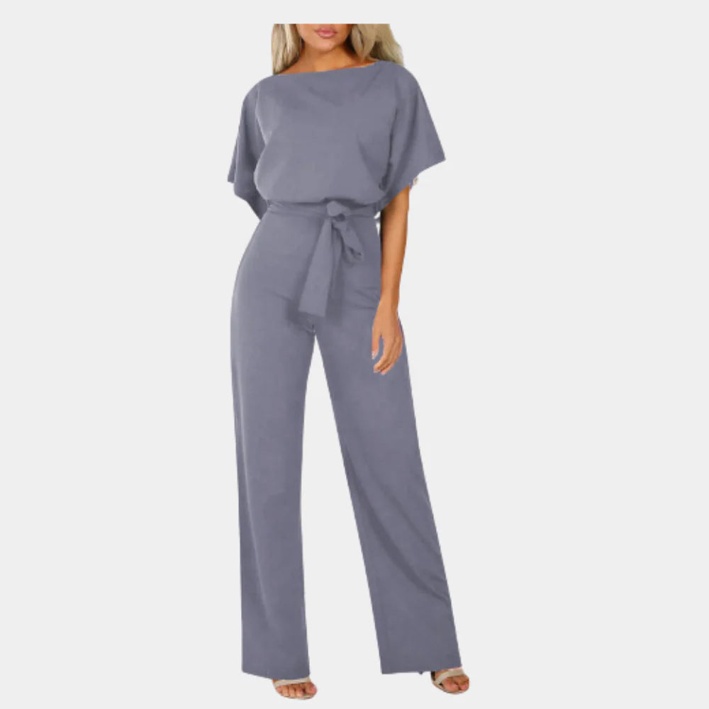 Eleganter Sommer-Jumpsuit mit Taillengürtel und weitem Bein für feminine Silhouette 5