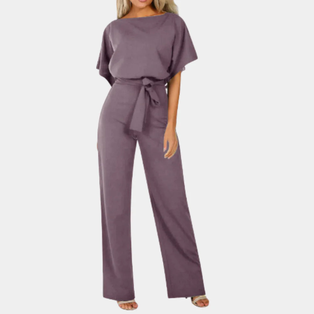 Eleganter Sommer-Jumpsuit mit Taillengürtel und weitem Bein für feminine Silhouette 6