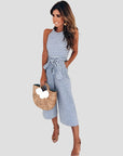 Eleganter Jumpsuit mit weitem Bein und tailliertem Design für besondere Anlässe 1