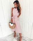 Eleganter Jumpsuit mit weitem Bein und tailliertem Design für besondere Anlässe 2