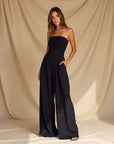 Eleganter Jumpsuit ohne Träger für besondere Anlässe 4