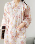 Eleganter Kimono mit Taillengürtel für stilvolle Eleganz 1