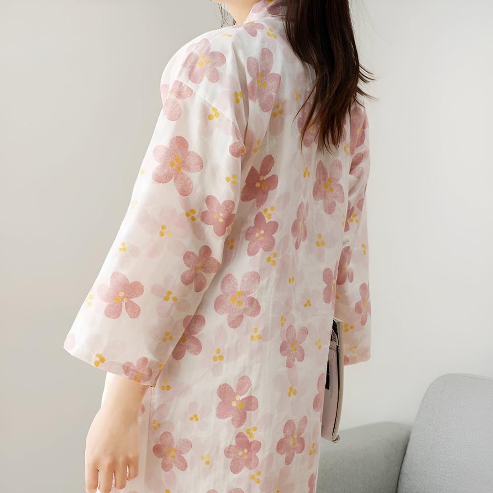 Eleganter Kimono mit Taillengürtel für stilvolle Eleganz 2