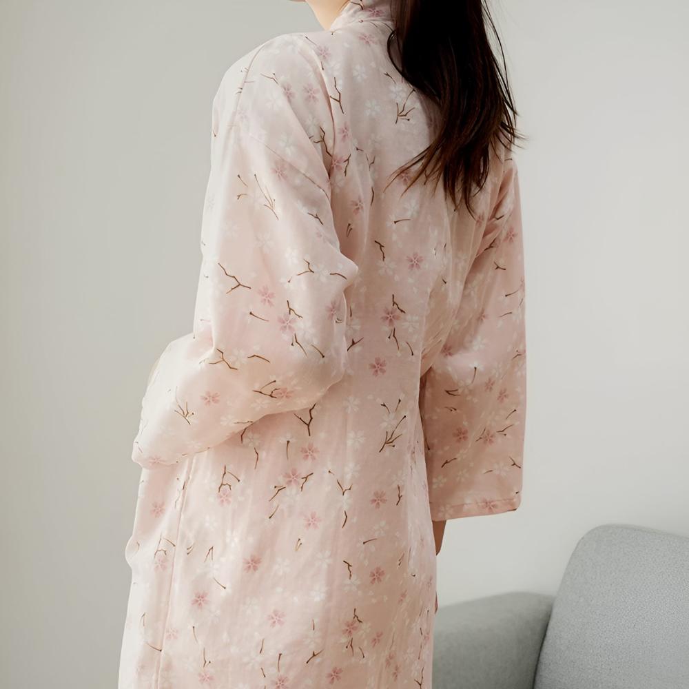 Eleganter Kimono mit Taillengürtel für stilvolle Eleganz 3