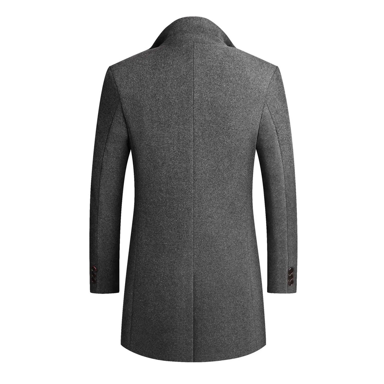 Eleganter Langmantel mit klassischem Revers 4