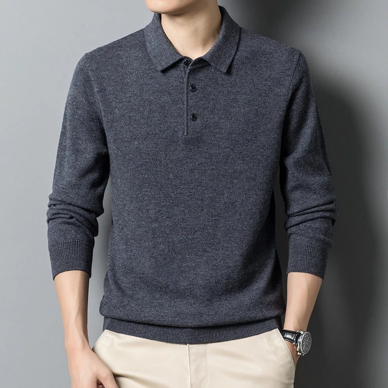 Eleganter Polo Pullover für stilvolle Augenblicke 0
